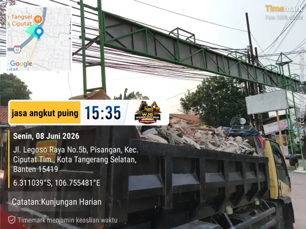 Jasa angkutan puing dan sampah