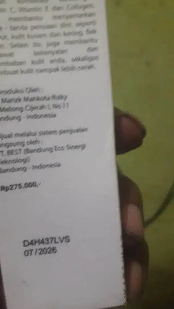 Jual skin cere SEGEL murah LVN 200 HARGA BARU 275