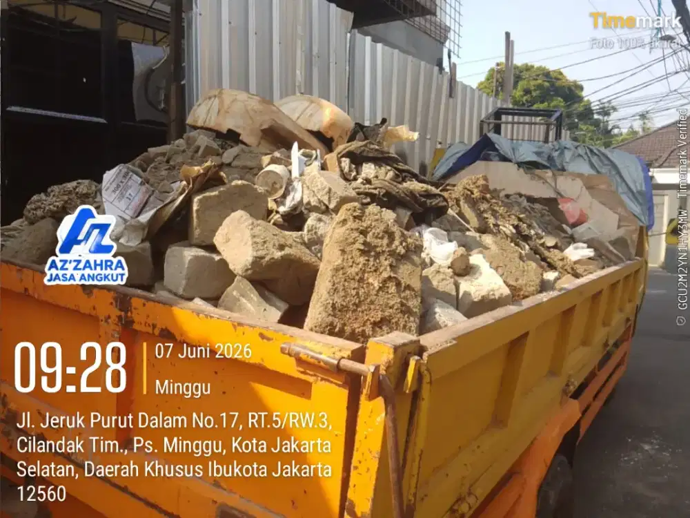 Jasa buang puing dan angkut sampah