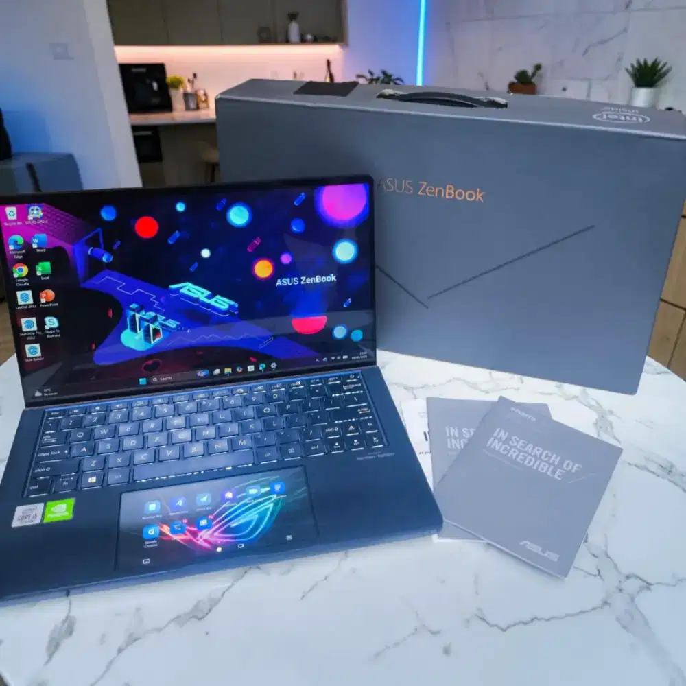 ASUS ZENBOOK ULTRA13 SCREENPAD FULSET BOX [RAM 8GB SSD 1TB VGA NVIDIA]