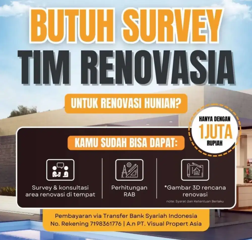 Jasa Renovasi Free Survei Dan Konsultasi