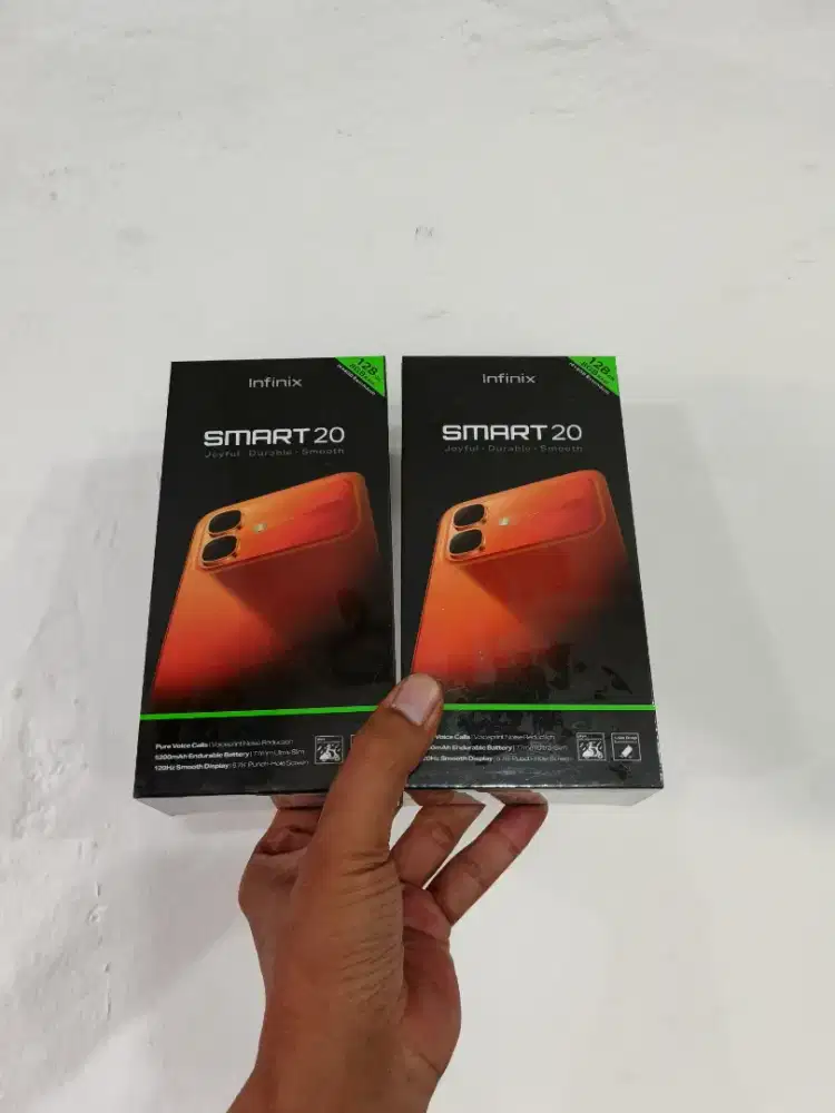 [ Fast respon WA ] Infinix Smart 20 4+4/128 Garansi resmi 1thn