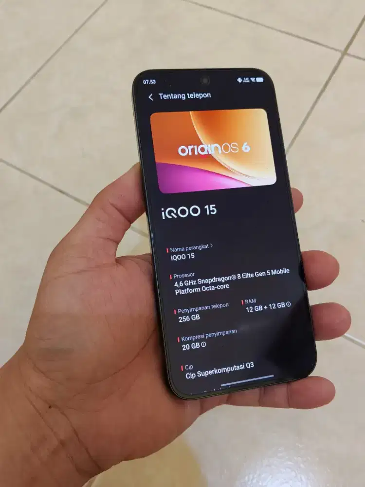 Iqoo 15 12/256gb mulus 99%