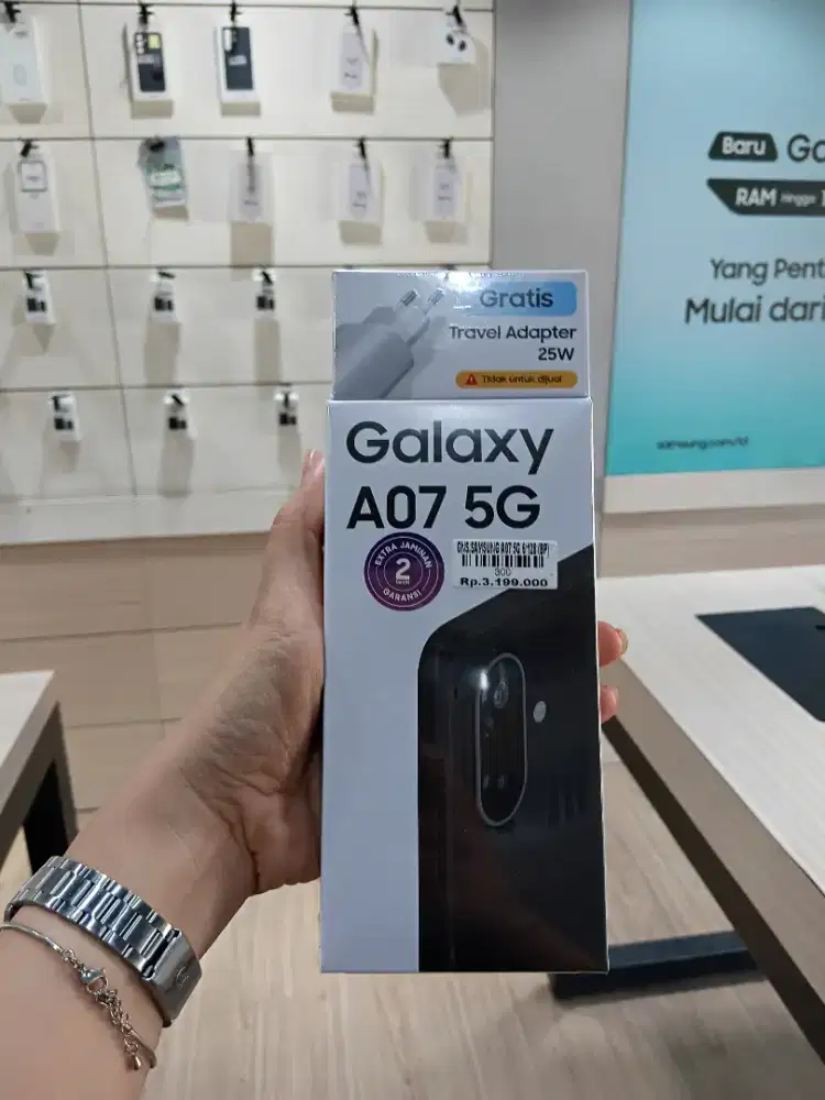 Ready samsung A07 5G 6/128 garansi resmi 1tahun atlantis dahsyat
