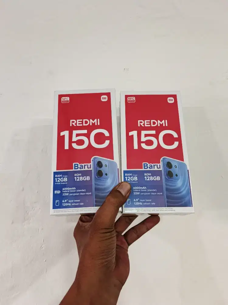 [ Fast respon WA ] Xiaomi Redmi 15C NFC 6+6/128 Garansi resmi 15bln