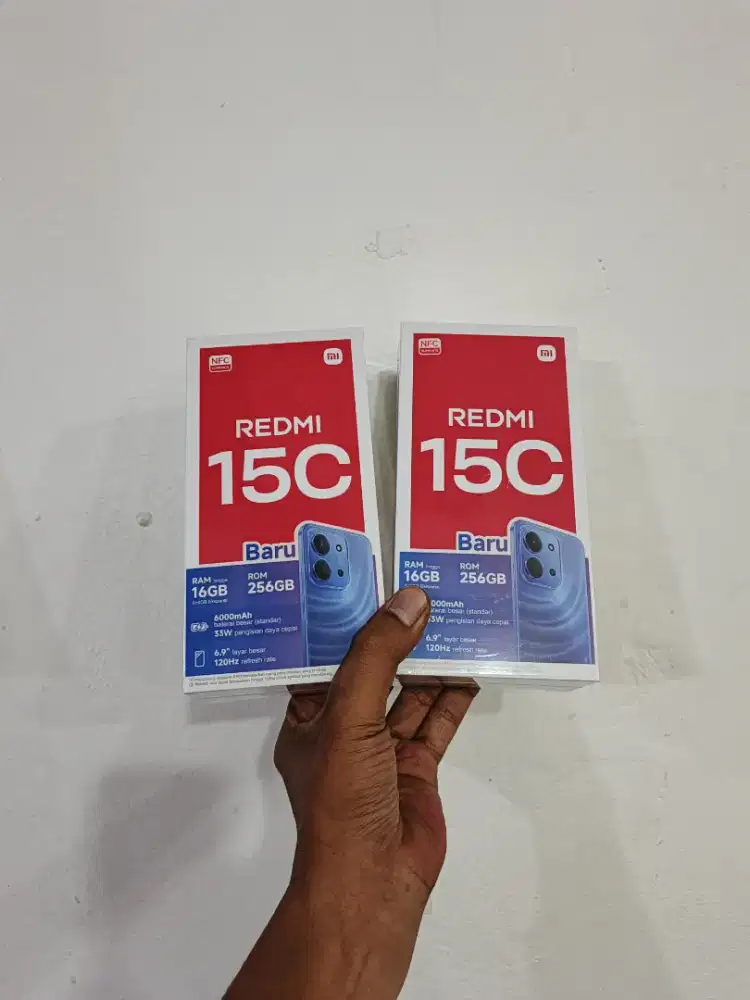 [ Fast respon WA ] Xiaomi Redmi 15C NFC 8+8/256 Garansi resmi 15bln