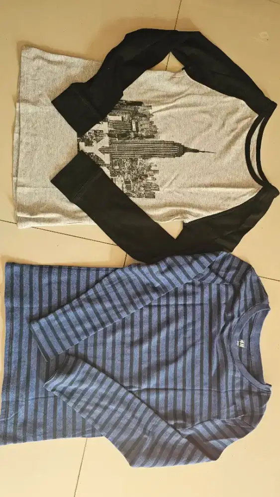Kaos H&M anak cowok sekitar 7-11 tahun