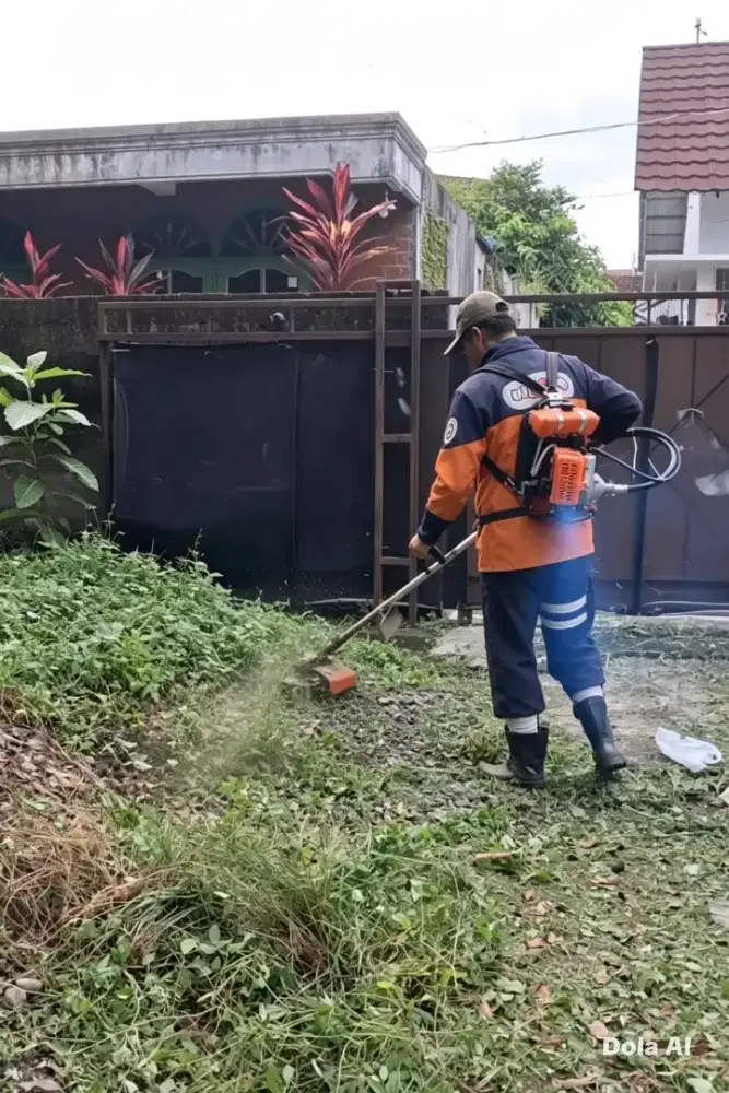 Jasa potong rumput dan bersih bersih kebun area yogyakarta dan klaten