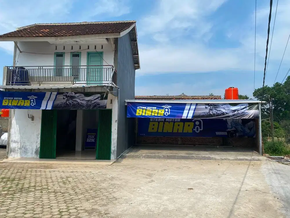Dijual/disewakan Ruko dan Peralatan Lengkap Steam Motor Di Kemiling