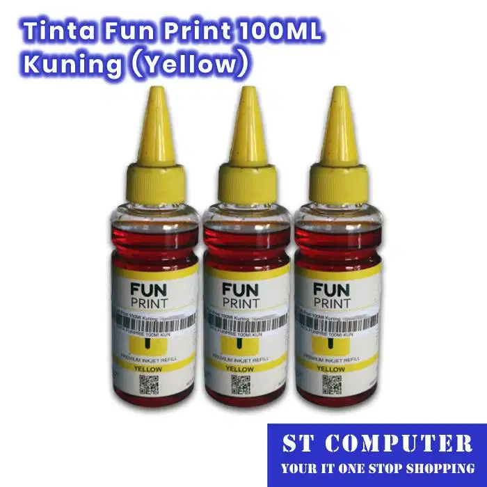 Tinta Fun Print 100ML Kuning