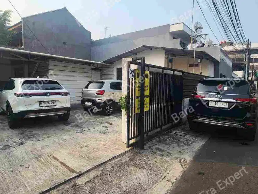 Jual tanah hoek siap bangun, ada ijin kos di pulo asem