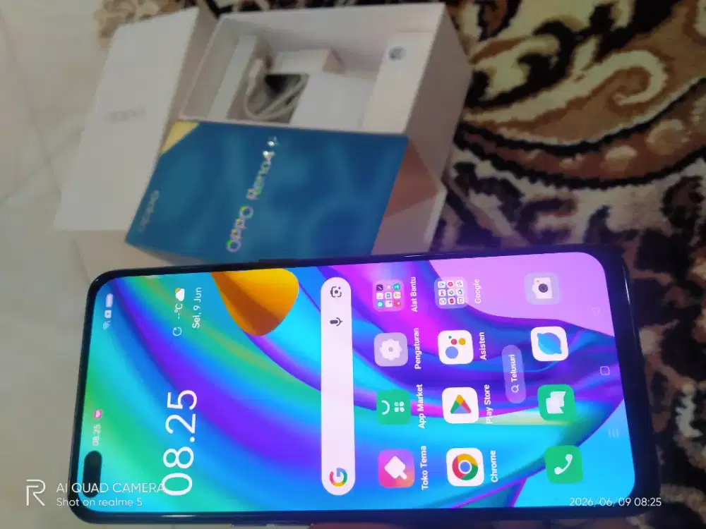 Oppo Reno 4F(8+5/128) segel lkp no minus.PAS