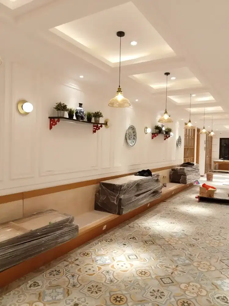 Tukang interior, plapon, wall moulding, wallpanel