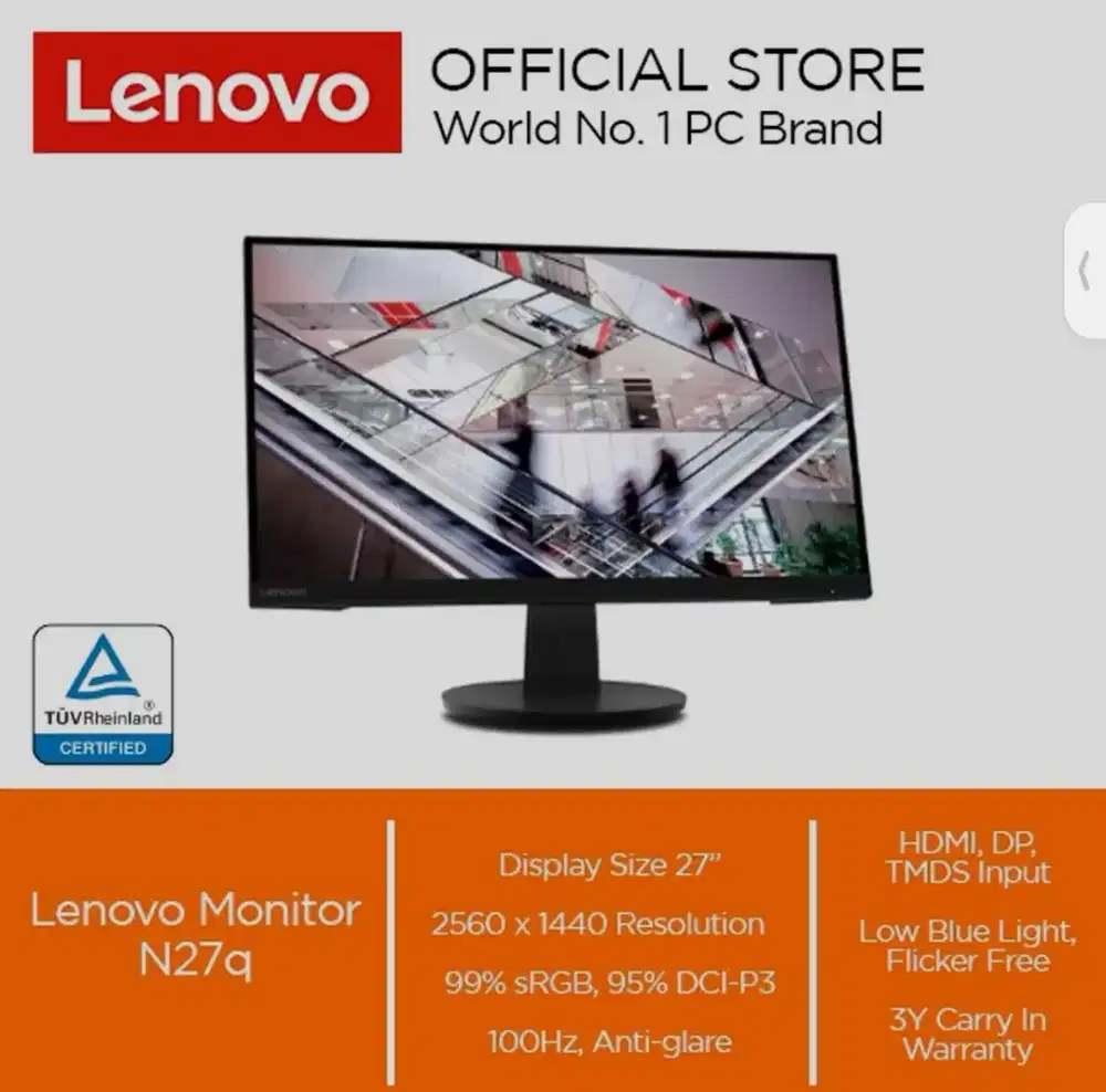 Monitor LG 27 2K QHD IPS 100Hz HDR10
