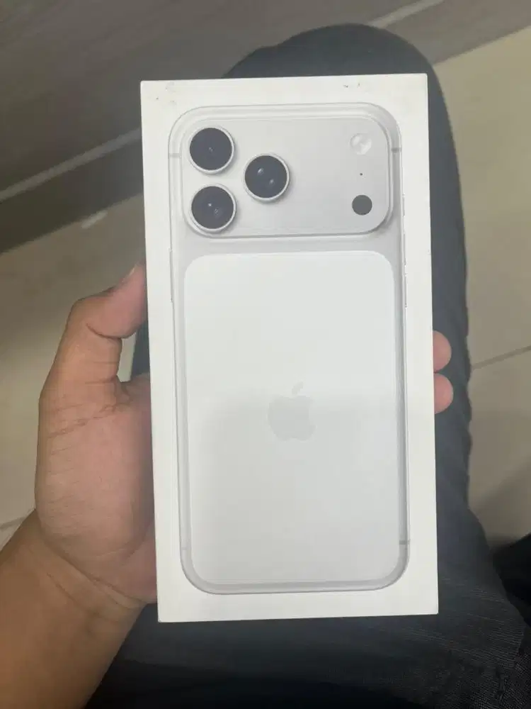 IPHONE 17 PROMAX 256GB silver resmii