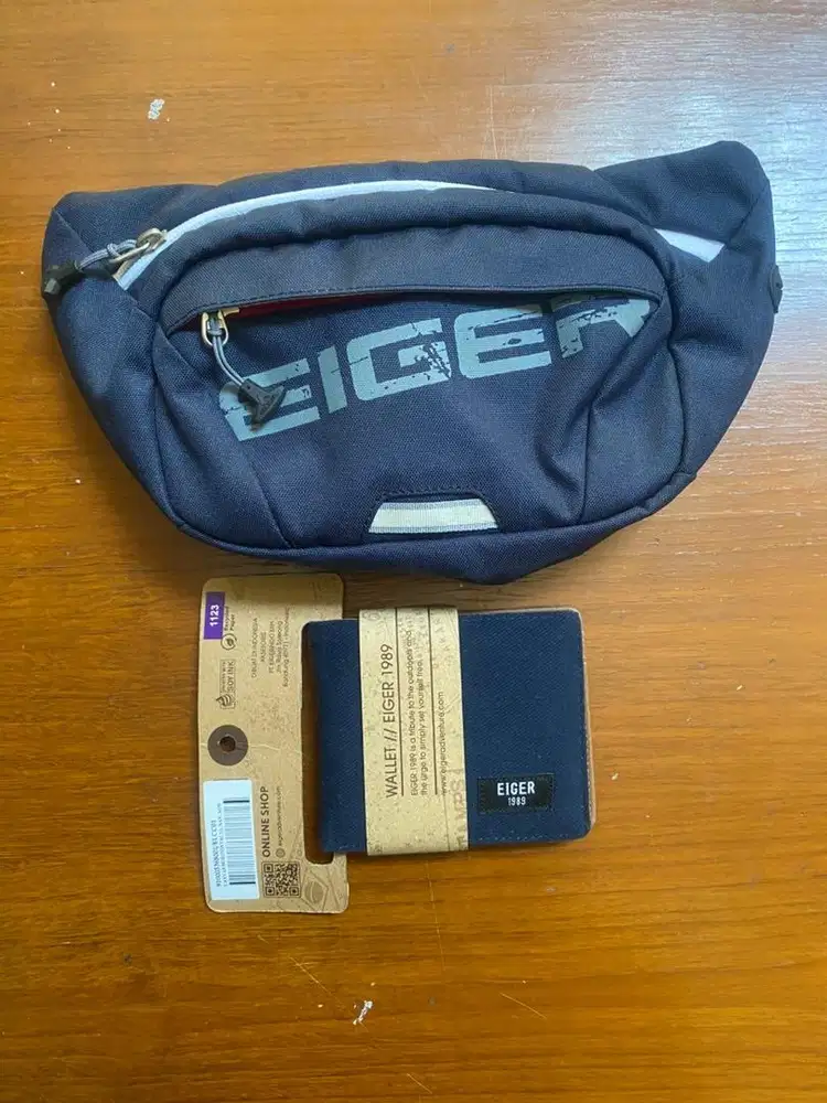 Sling bag dan dompet Eiger original