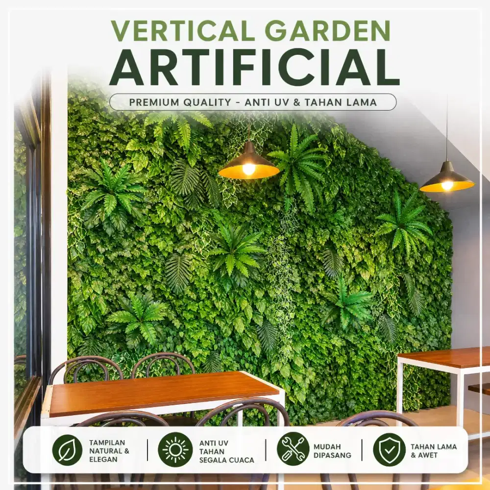 Jual & Pasang Vertical Garden Sintetis - Area Jabodetabek