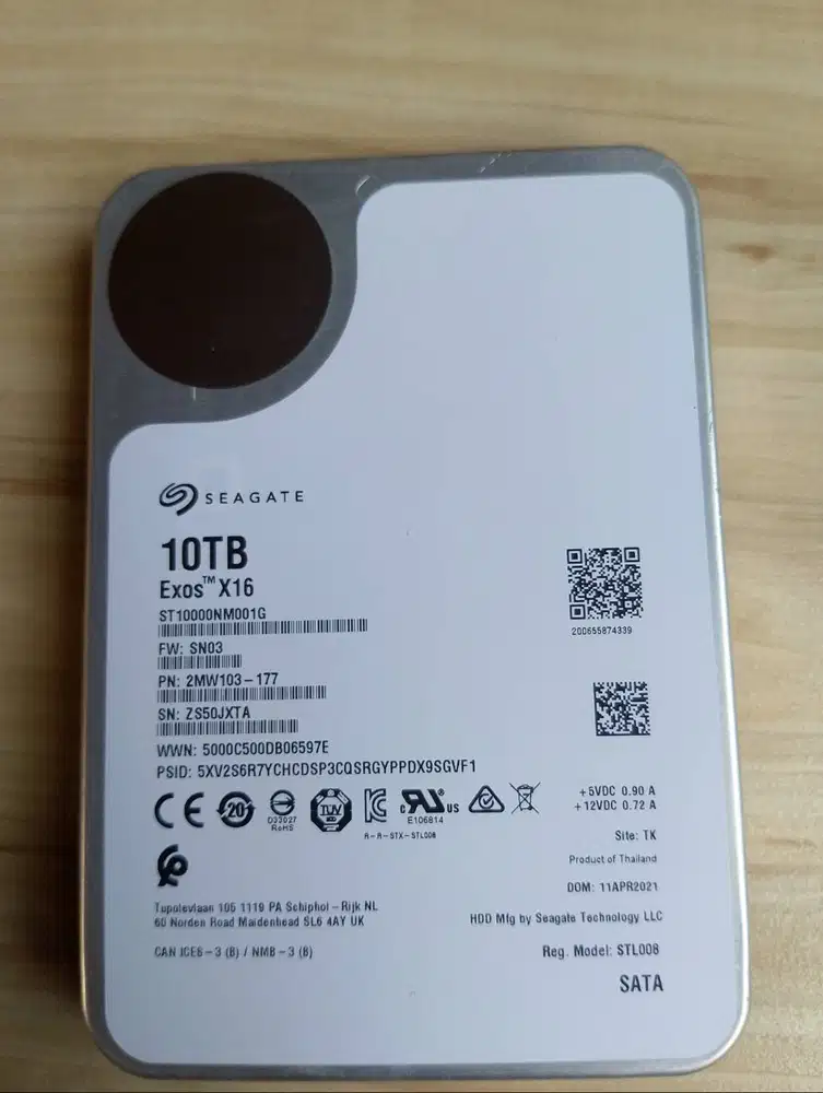 Hardisk external 10tb exos x16