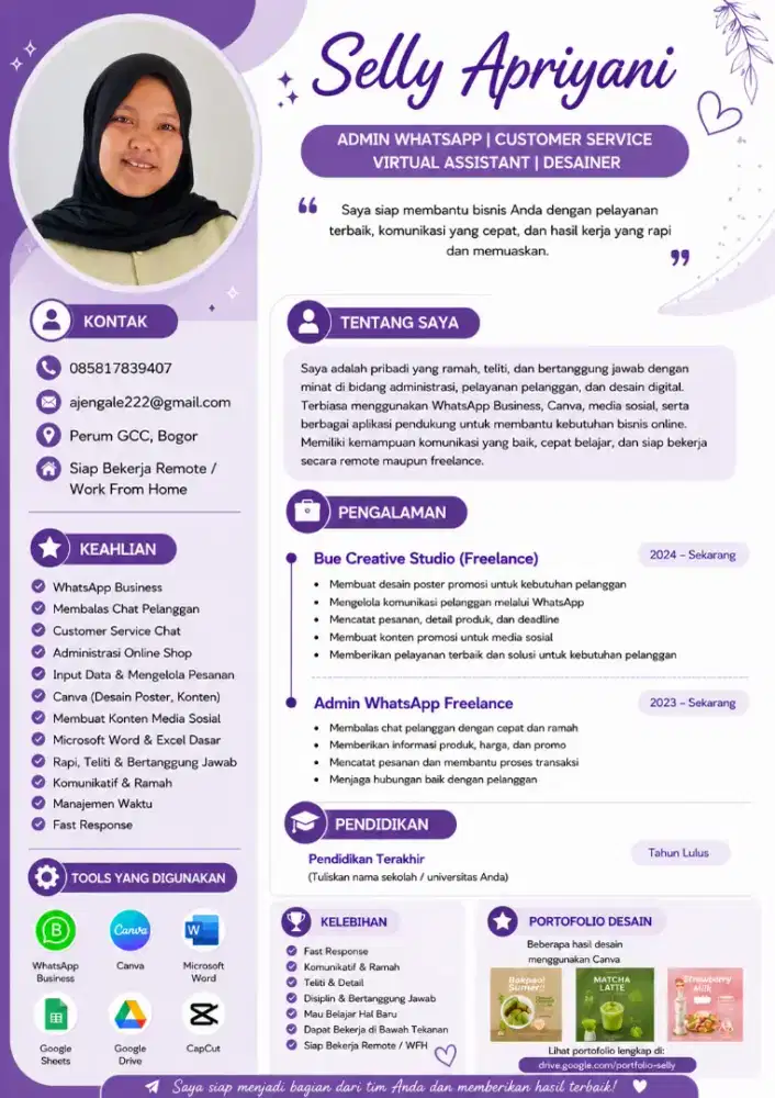 Cari lowongan admin