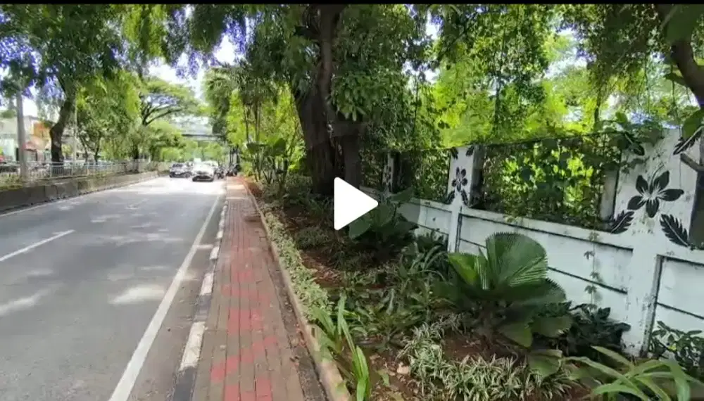 Dijual tanah luas 1515 harga murah pinggir jalan raya Sinabung Jakarta
