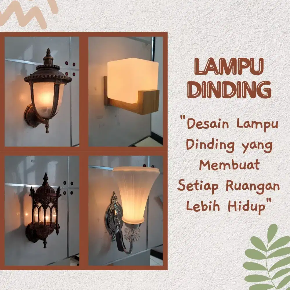 Lampu dinding modern murah