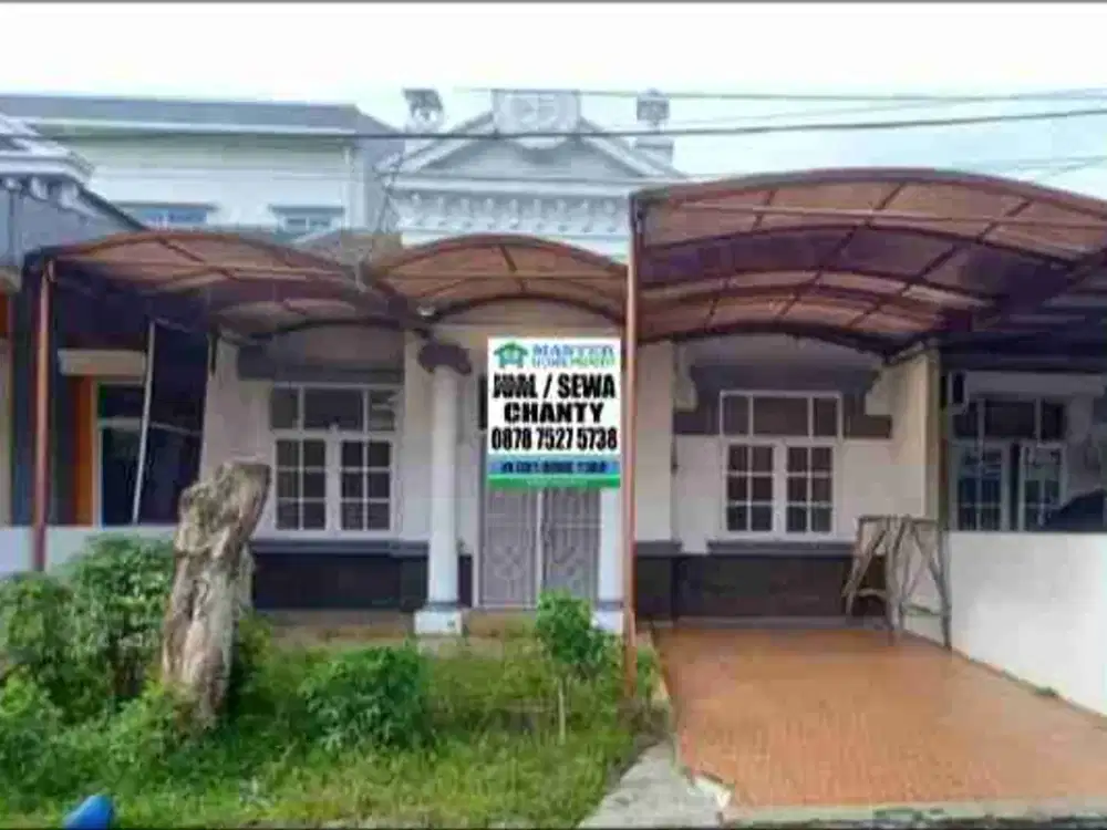 Rumah Cluster Depan Siap Huni Disewakan