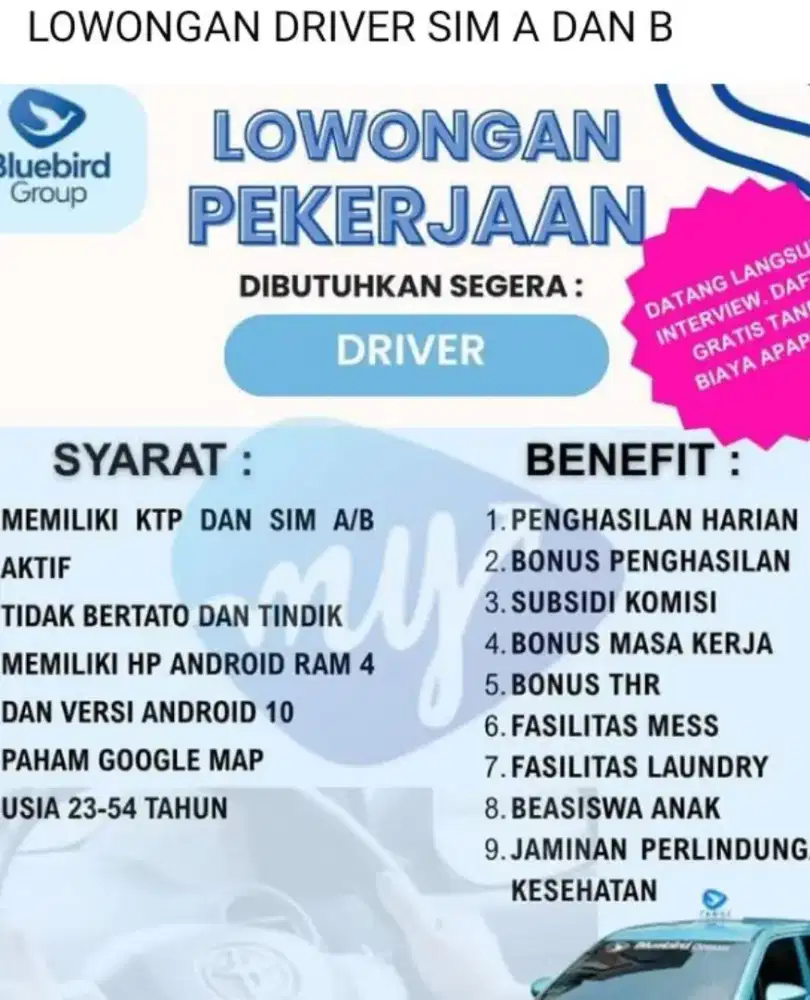Lowongan driver