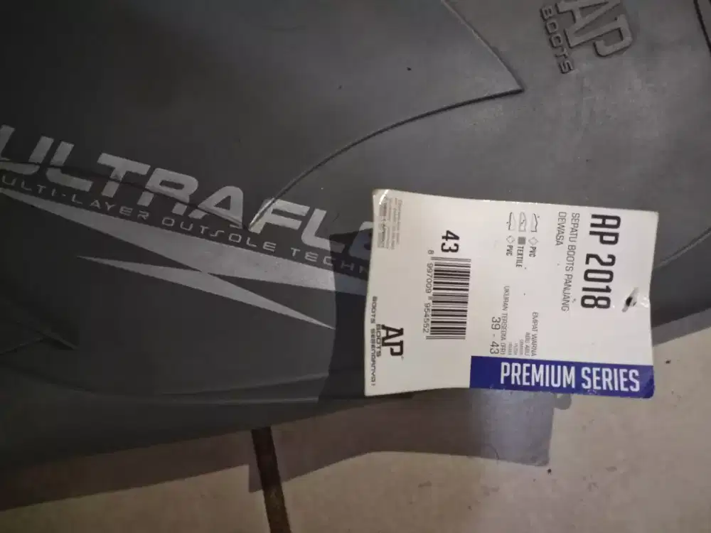 AP Boots 2018 Ultraflex Original Size 43 - Baru Belum Dipakai