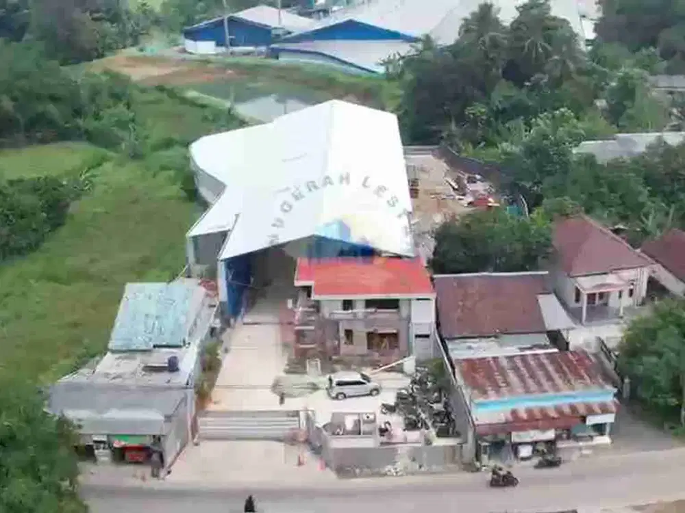 Dijual Gudang Strategis Jambe Tigaraksa | 2.300M² SHM Akses Kontainer 40 Feet Dekat Tol