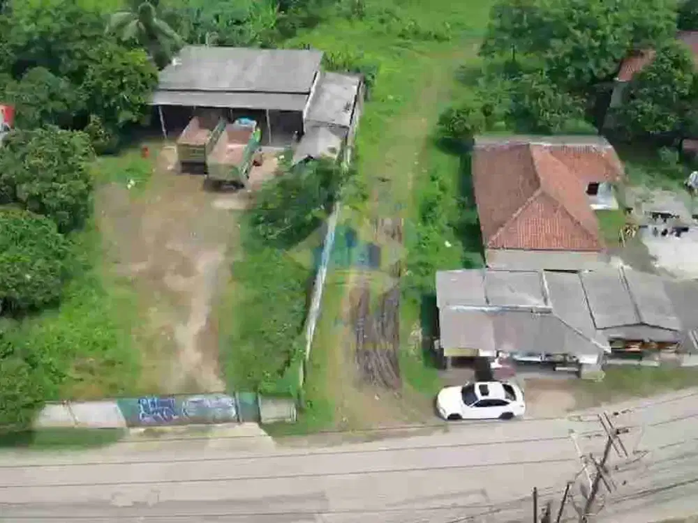 Dijual Tanah Murah 3Ha Pinggir Jalan Raya Panongan   – Akses Kontainer 40 Feet, Cocok Gudang & Pool Truck