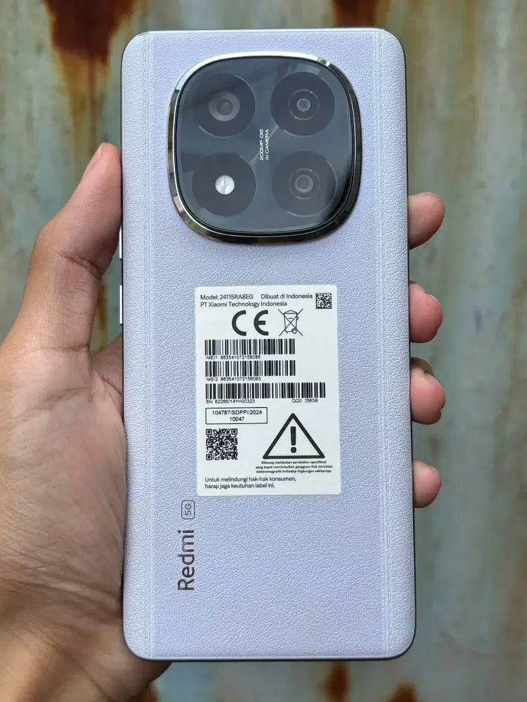 Redmi Note 14 Pro Plus 5G 8/256GB warna Lavender Purple