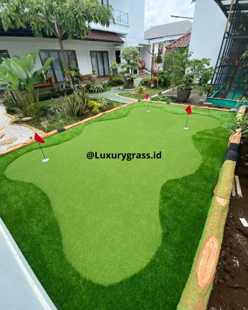 Rumput sintetis taman rumah kualitas terbaik