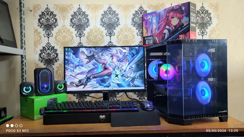 GAME, DESAIN & RENDERING CORE I7-7700 (16/512GB) VGA RX 580 8GB,