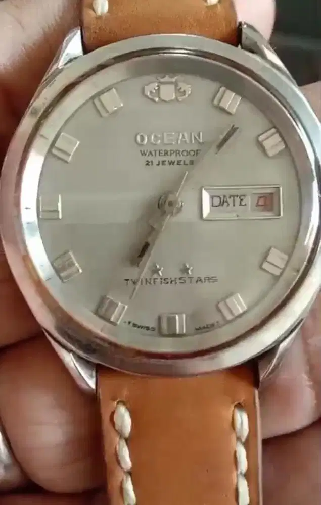 Ocean Twin Fish Star Manual Original  1960. Swiss Made