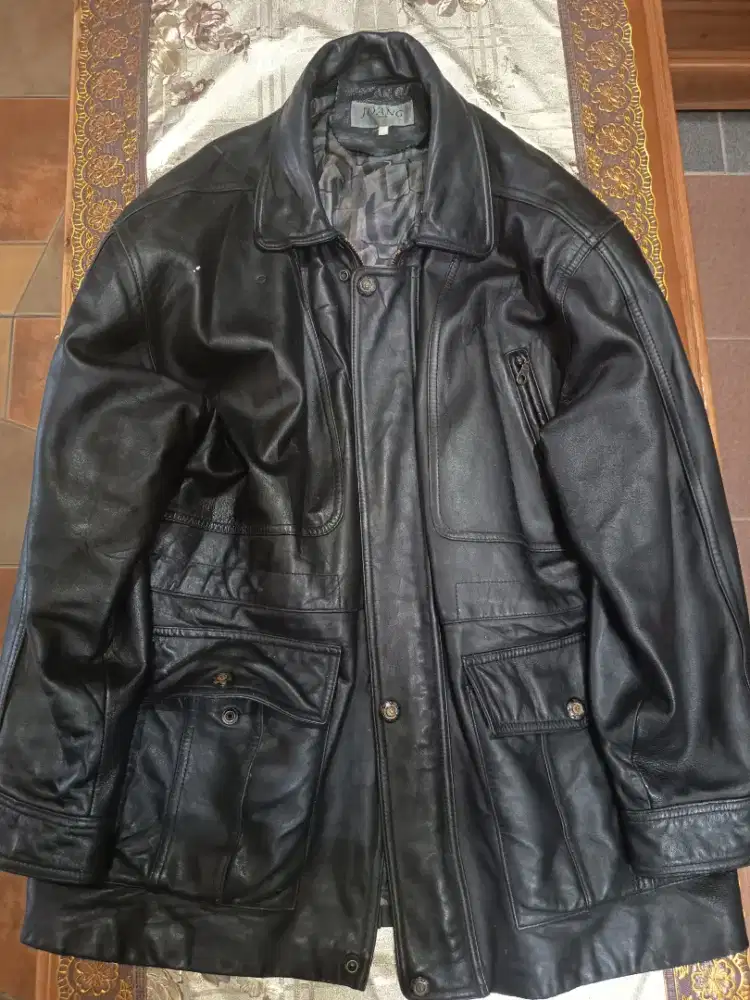 Jaket kulit sapi big size
