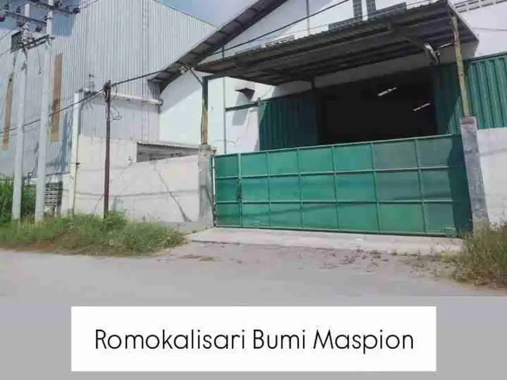 Gudang Bumi Maspion Romokalisari, SBY. dekat tol dan pelabuhan