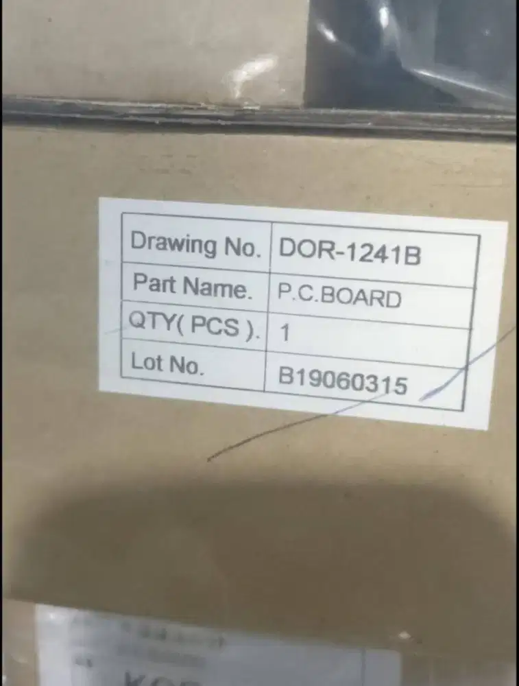 PCB MITSUBISHI ELEVATOR DOR-1241B