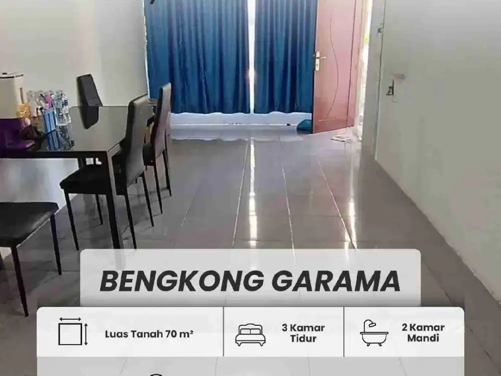 disewa rumah 3kt 2km di bengkong garama furnished