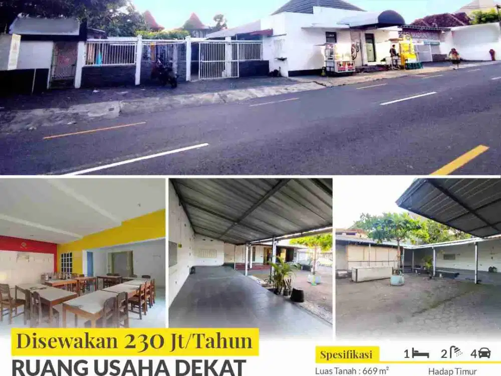 disewakan ruang usaha pakualaman yogyakarta