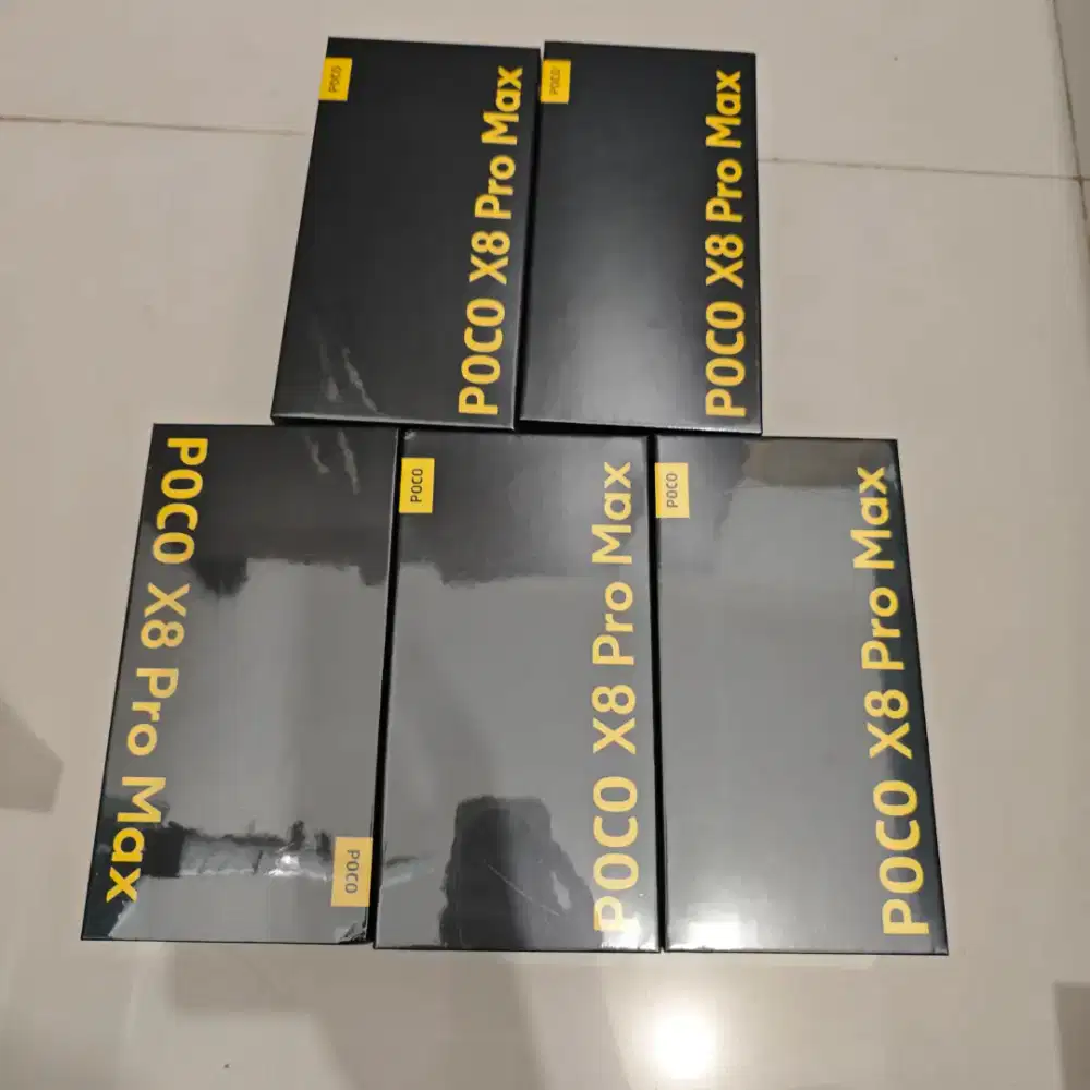 POCO X8 PRO MAX 12/512 GARANSI RESMI XIAOMI 15 BULAN NO REPACK