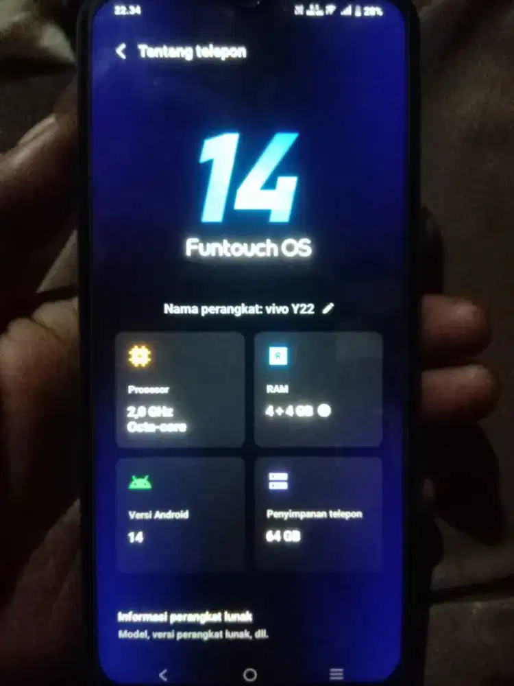 VIVO Y22 4+4/64