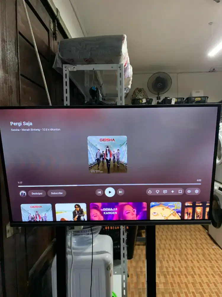 smart tv coocaa 43 inch with remote