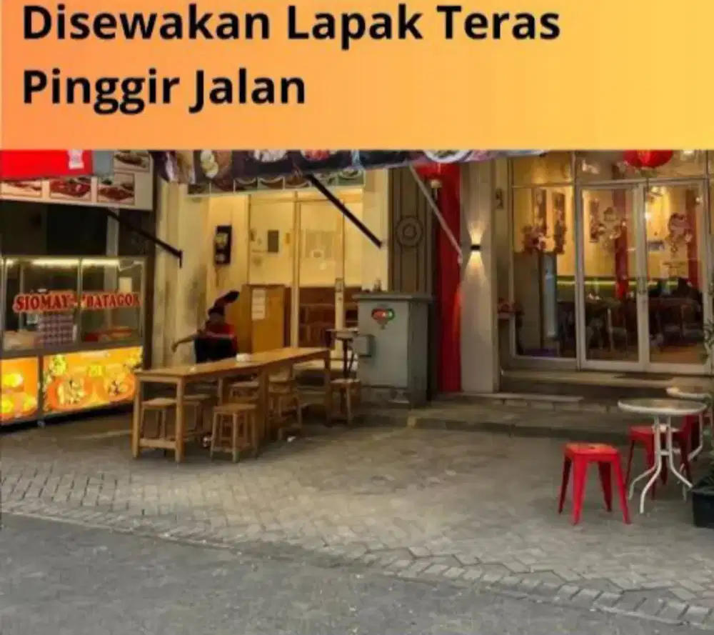 Lapak Depan Ruko di Jalan Utama Poris Indah