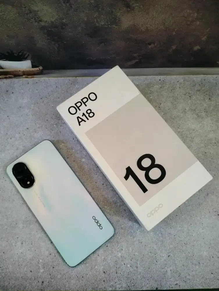 Oppo a18 ram 4/128 murah kamera jernih