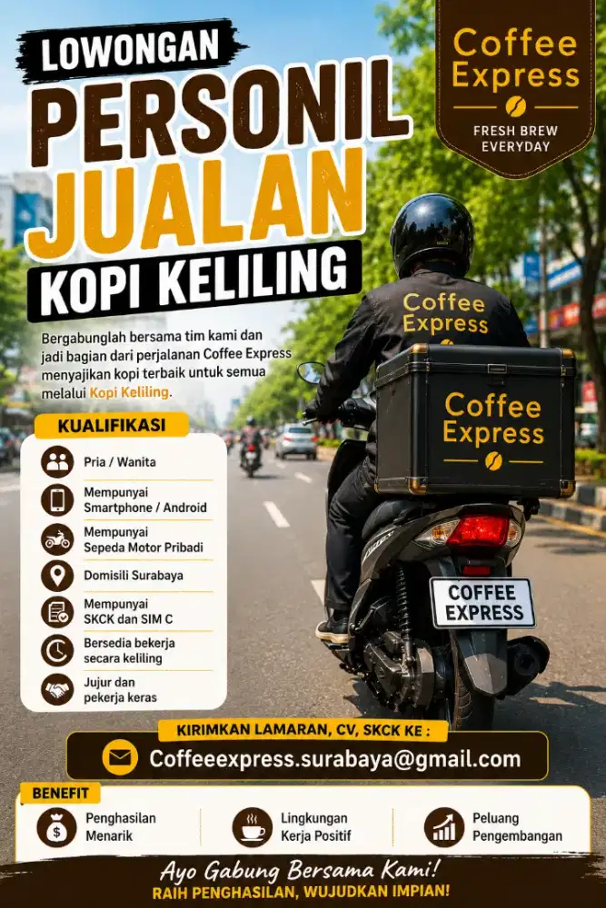 LOWONGAN JUAL KOPI KELILING
