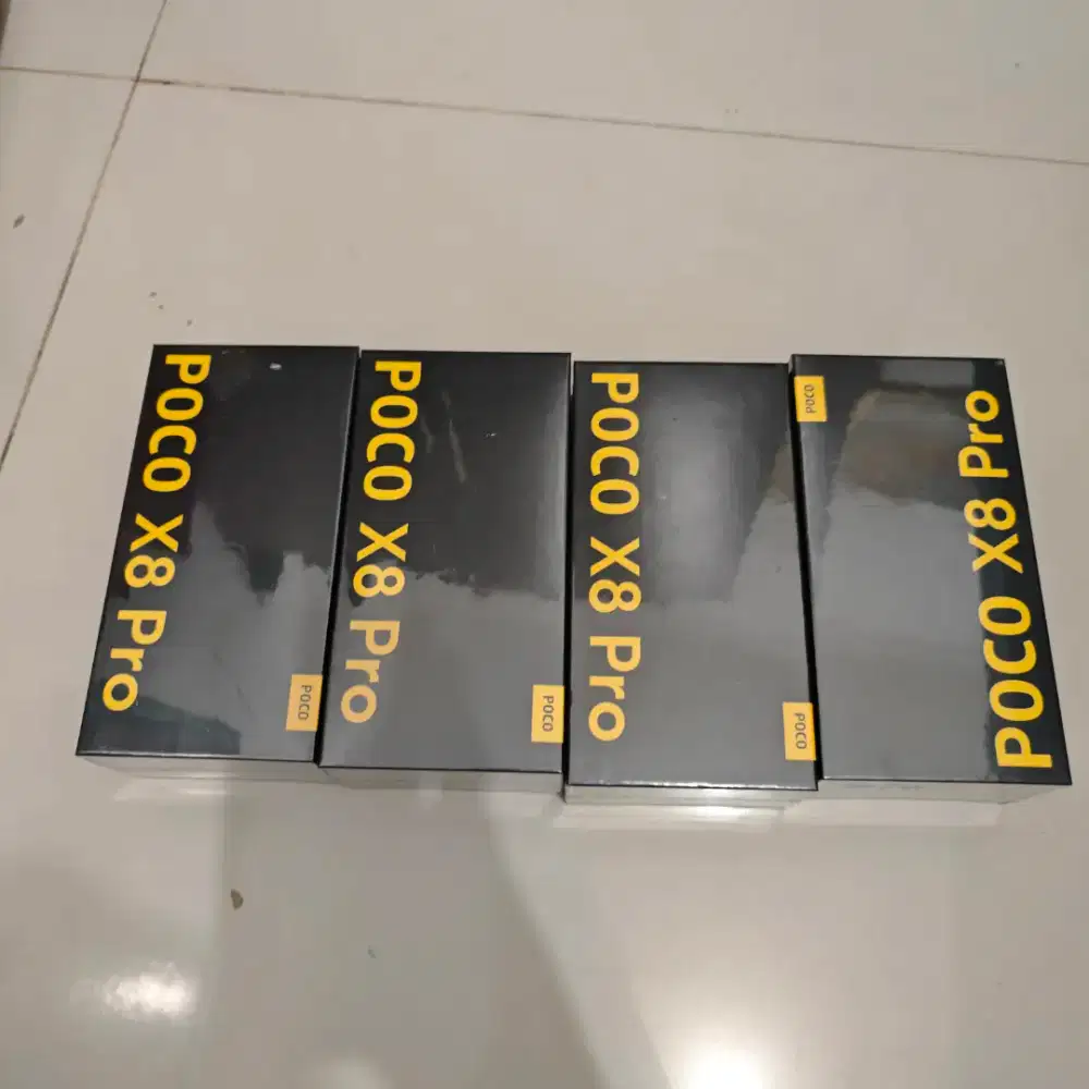 POCO X8 PRO 12/512 GARANSI RESMI XIAOMI 15 BULAN NO REPACK