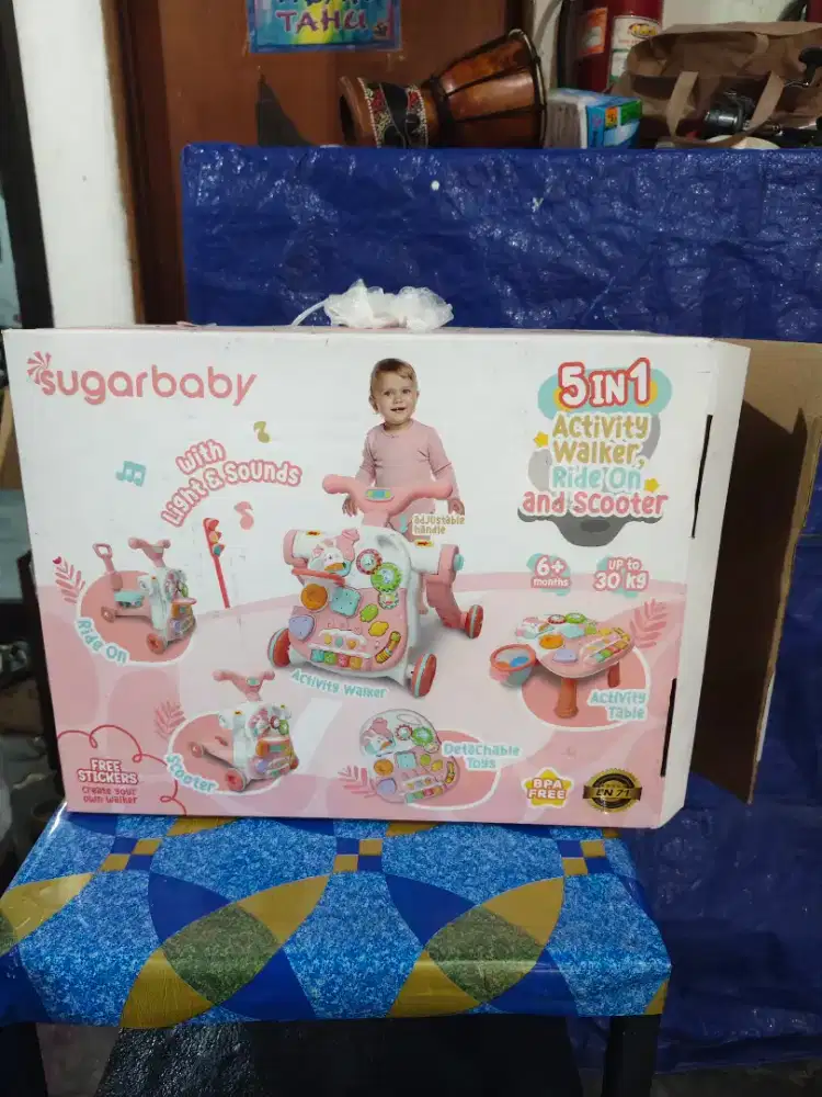 Sugar baby 5 in 1 activity walker