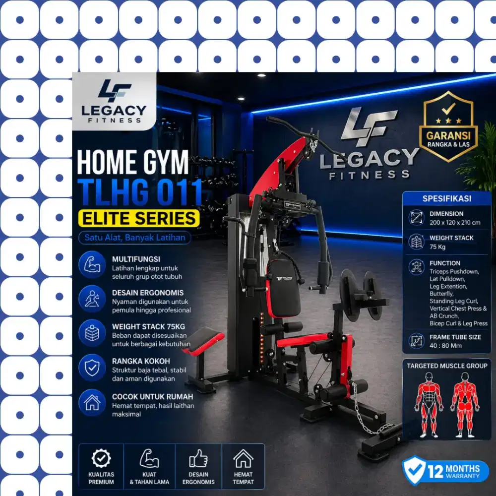 Homegym Legpress TLHG-011 alat fitnes GFL-817