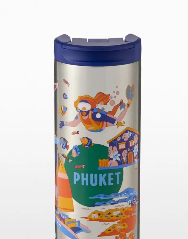 Starbucks Stainless Steel Phuket Discovery Tumbler 16oz - New Box