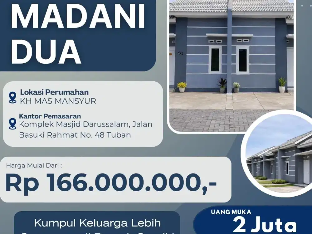 Cari rumah subsidi lokasi strategis surya madani dua lokasinya